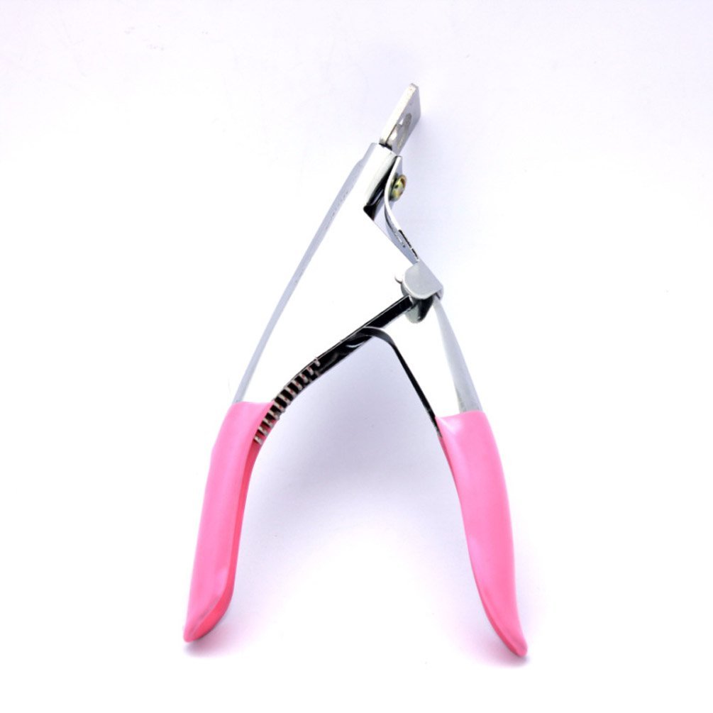 Nail clippers for nails and false acrylic nails easy to use pink. CT eBay