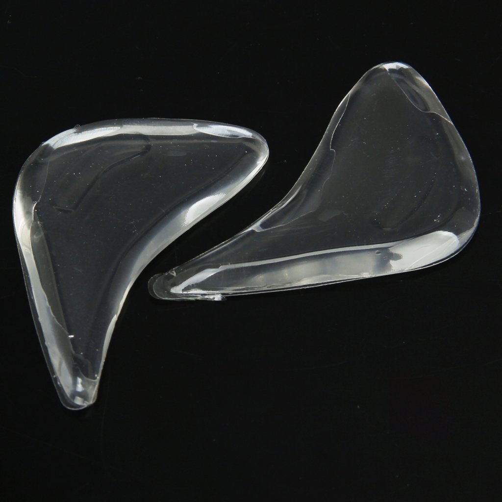1 Pair of Gel Toe Pads Insoles for Pointed Shoes/Shoes Too BigClear FK eBay