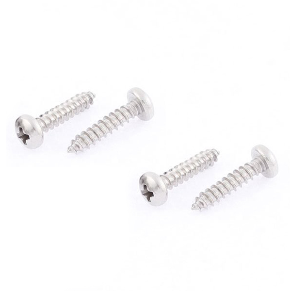 2.9mmx13mm Phillips Round Head Self Tapping Screws 50 Pcs N6C8 1X