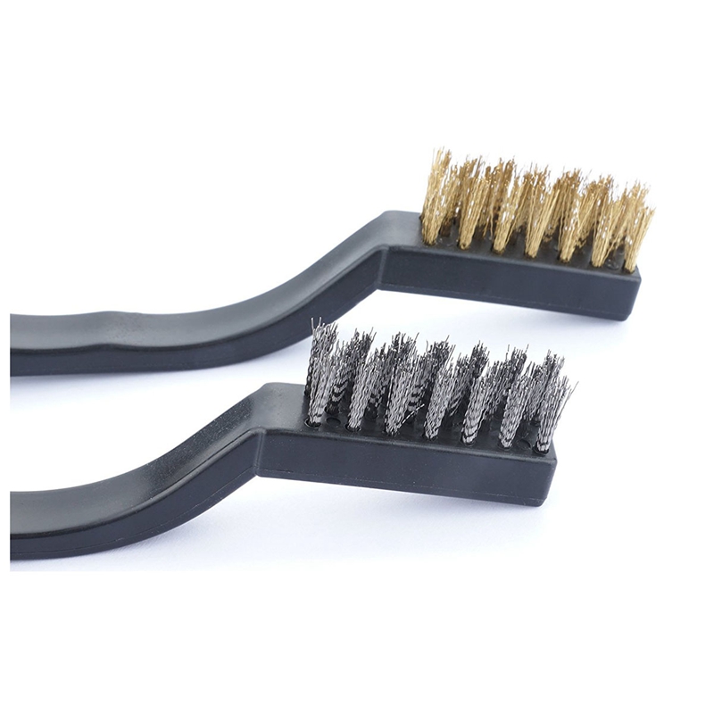 8 Packs Wire Brush for Cleaning Welding Slag and Rust, Stainless Steel