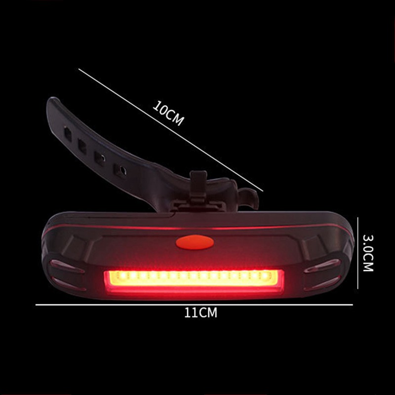 Luces traseras de la bicicleta Tija de sillin LED Luces de seguridad luces J6K1