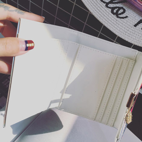 Damenmode Hologramm Handtasche Laser-Geldboerse Portemonnaie Kartenhalte A9A8 1X