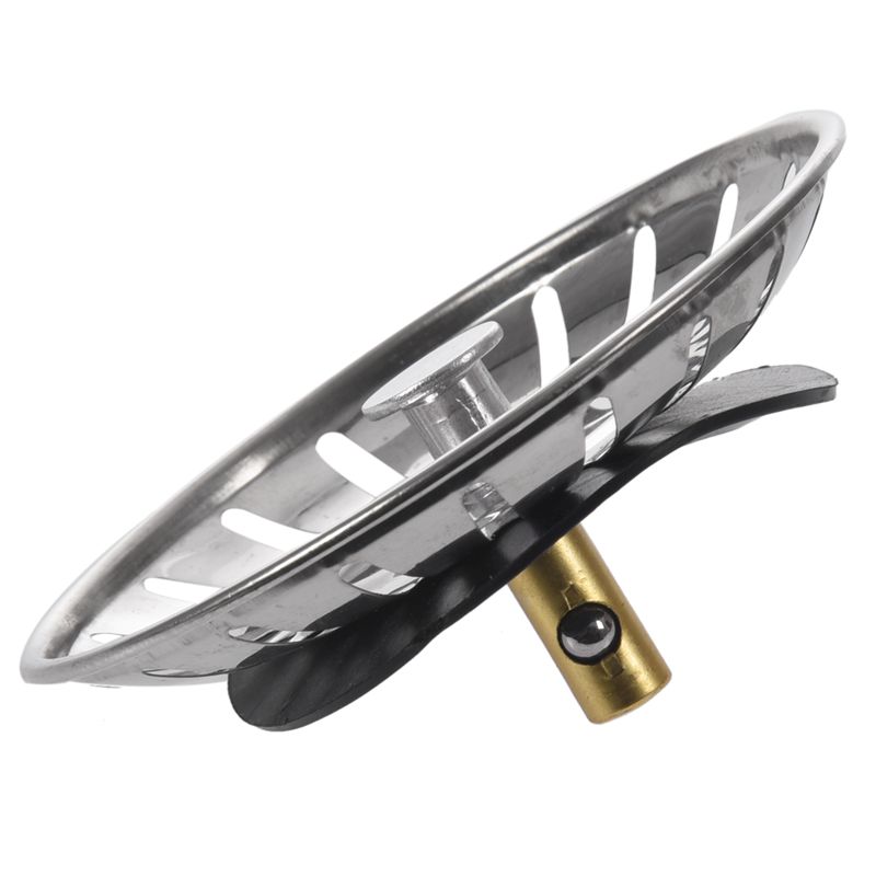 Kitchen Sink Strainer Drainer Draining Waste Plug X4A6 2X