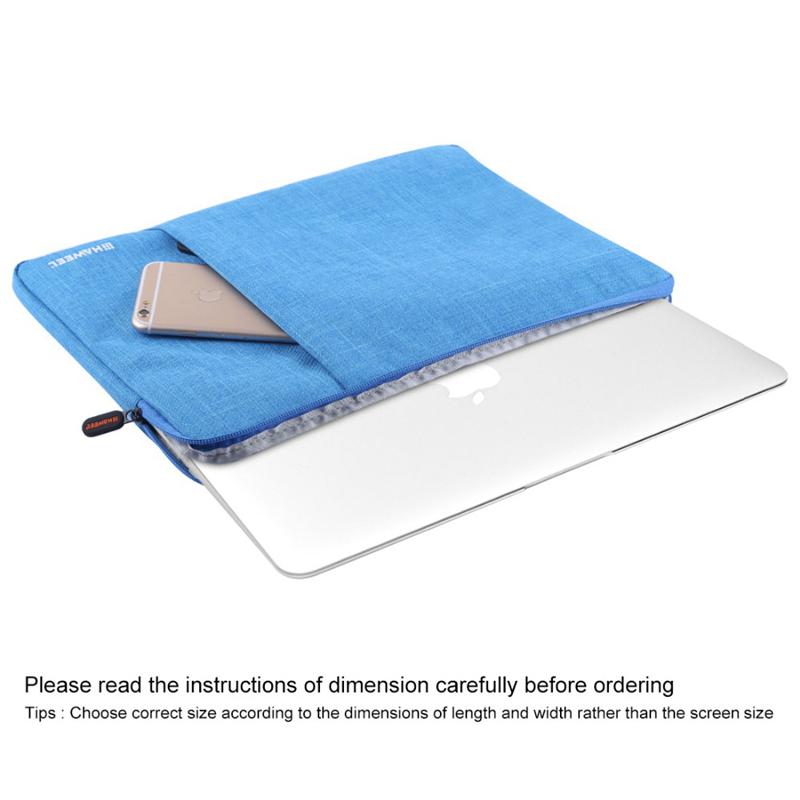 HAWEEL Laptoptasche Fuer Macbook 11 zoll Huelsen-Kasten Reissverschluss Akt M6C8