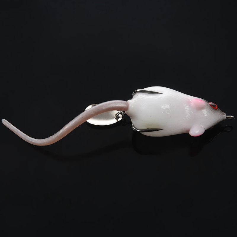 2X Luya Rat Bait 6Cm//10.5G SüßWasser Doppelhaken Lei Nagetier KöDer V8J8