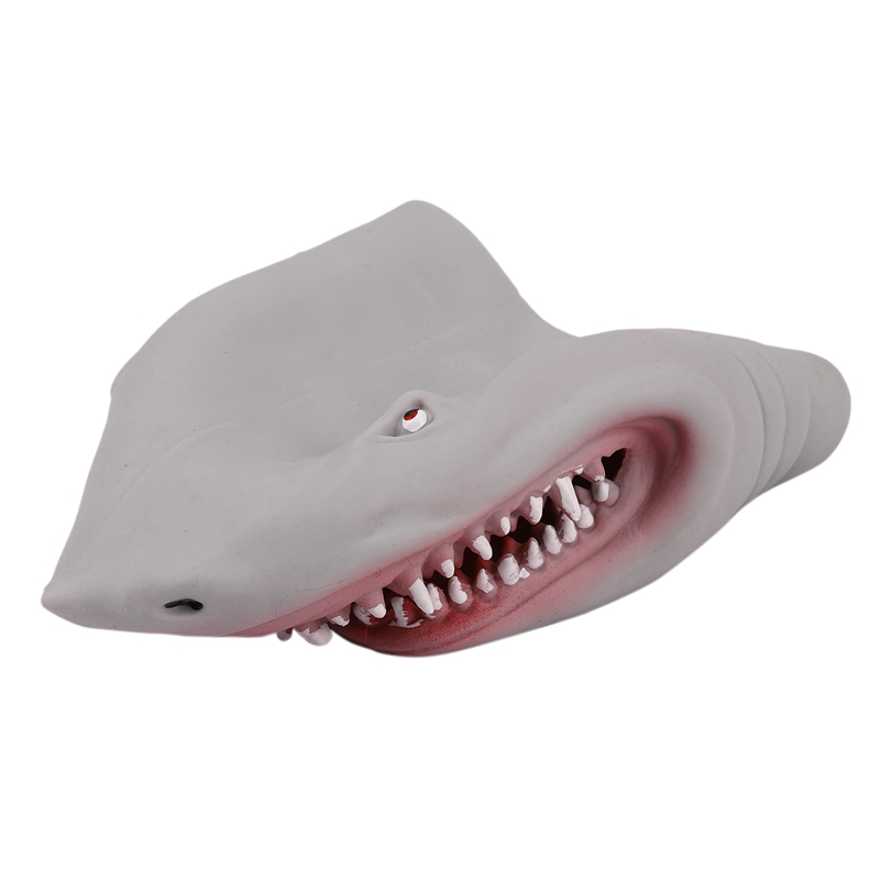 Description Picture 6 of itemNew Plastic Shark Hand Puppet For Story Tpr Animal Head Gloves Kids Toys Gift Animal Head Figure Vividly Kids Toy Model Gifts