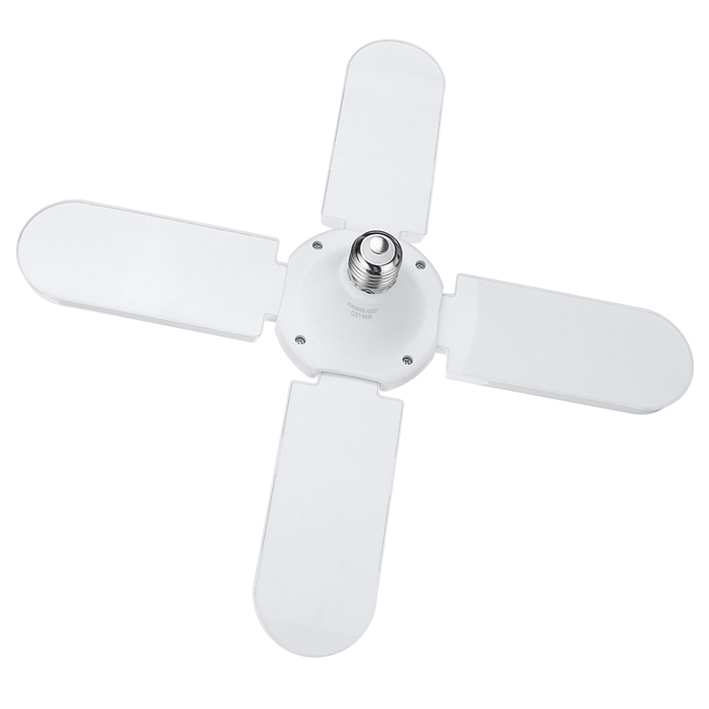 Description Picture 3 of item60W Foldable Fan Blade LED Garage Lights E27 360 Degrees Angle Adjustable Ceiling Lamp Garage Light for Workshop 165-265V