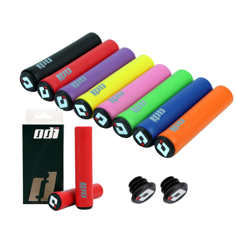 Description Picture 4 of itemODI MTB Bicycle Grip Silicone Handlebar Grips Shock-Absorbing Soft Mountain Bicycle Grip Bike Accessories Purple