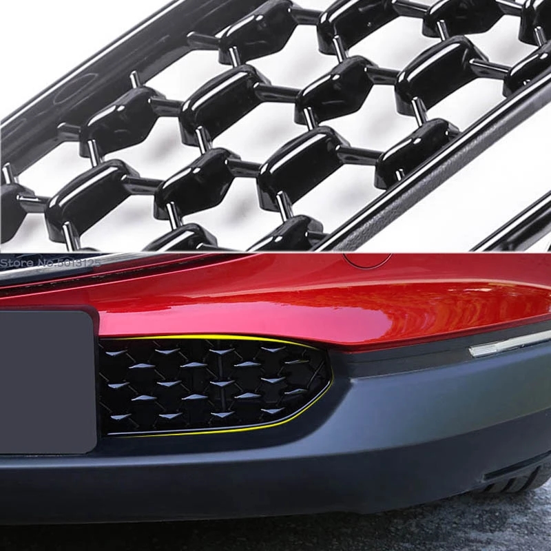 Car Front Lower Grille Bumper Grille Cover Decoration for Mazda CX30 CX-30 2020-2021 image 4