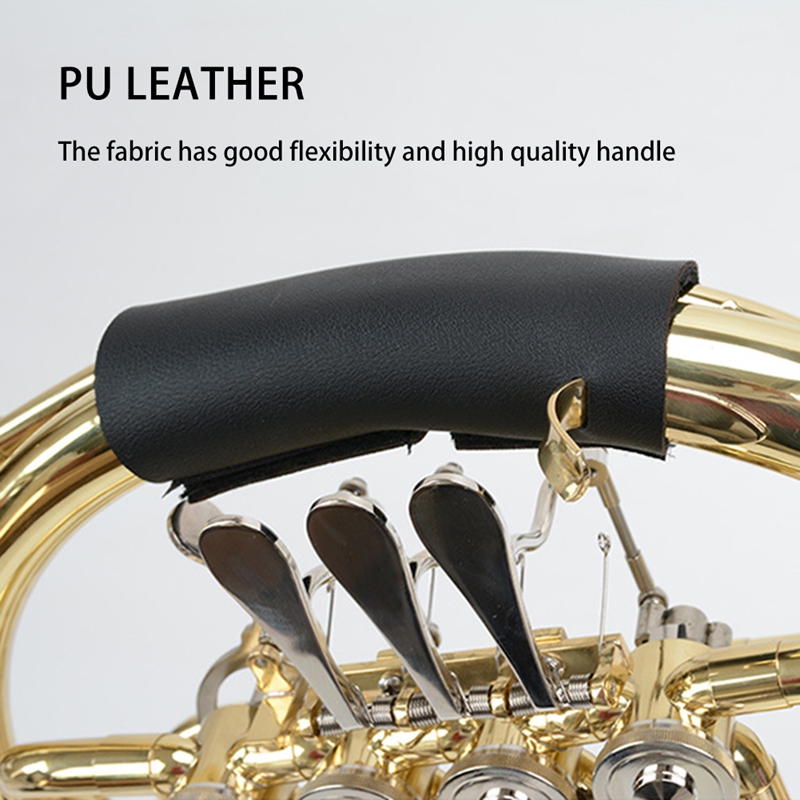 Description Picture 4 of itemFrench Horn PU Hand Guard Non-Slip Protective Pad Br Instrument Accessories Handle Cover for French Horn
