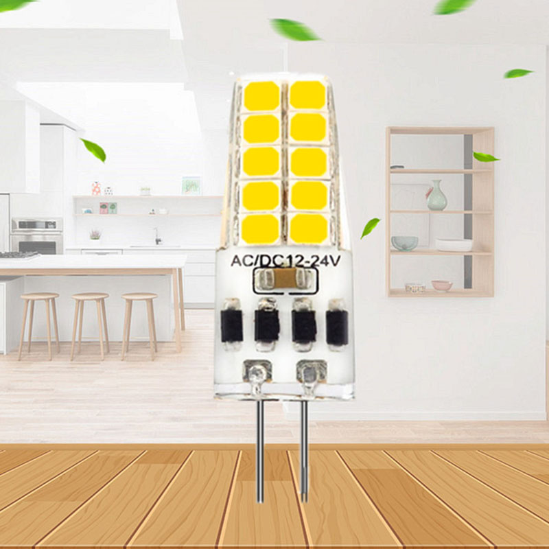 Description Picture 2 of item10PCS G4 LED Bulb AC/DC12V-24V 3W LED G4 Light 20LED 360 Beam Angle Light 2835SMD Replace 30W Halogen Lamp Cool White