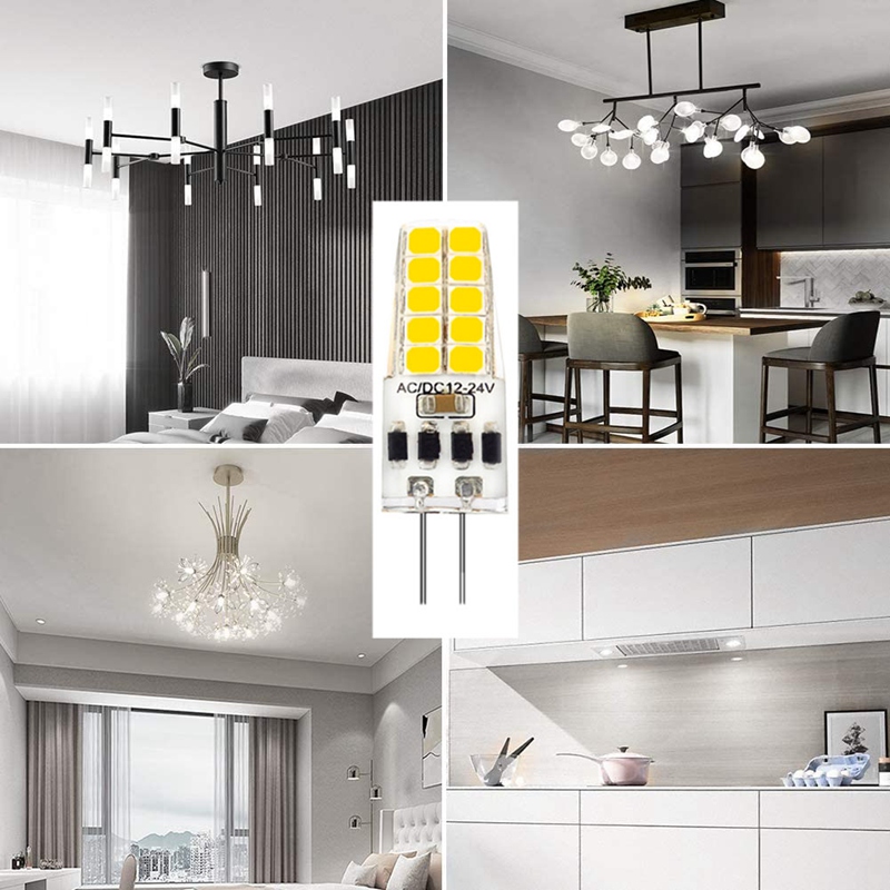 Description Picture 4 of item10PCS G4 LED Bulb AC/DC12V-24V 3W LED G4 Light 20LED 360 Beam Angle Light 2835SMD Replace 30W Halogen Lamp Cool White