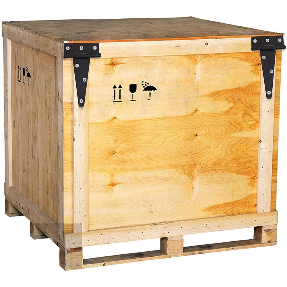 Description Picture 3 of item12Pcs 4Inches T Shaped Door Hinges Shed Hinge Gate Strap Hinge Door Gates Hinges (Black)