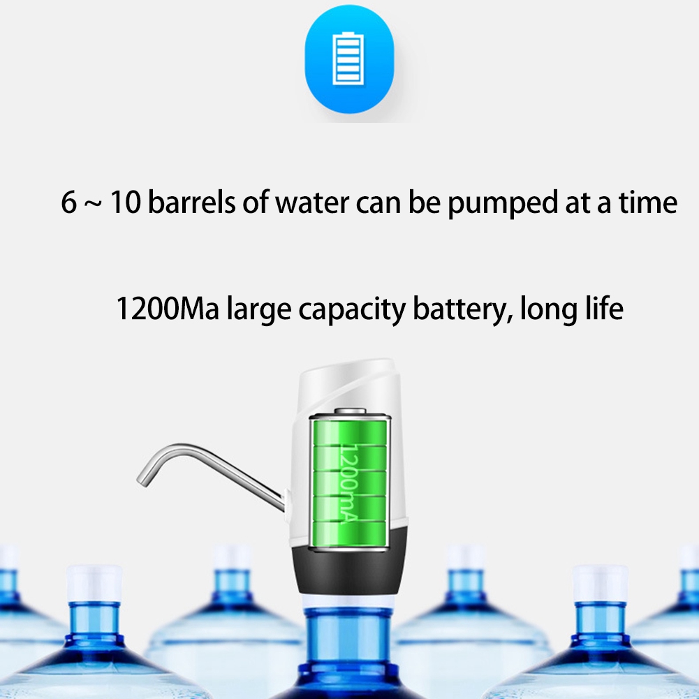 Description Picture 2 of itemWater Dispenser Automatic Electric Water Bottle Dispenser Home Gadgets USB Charge Water Dispenser