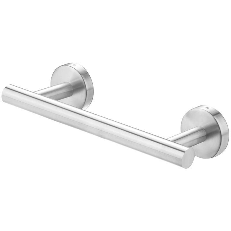 Description Picture 6 of itemTowel Bar, 9 Inch Matte Black Single Towel Racks for Bathroom Kitchen Hand Towel Holder Dish Cloths Hanger Silver