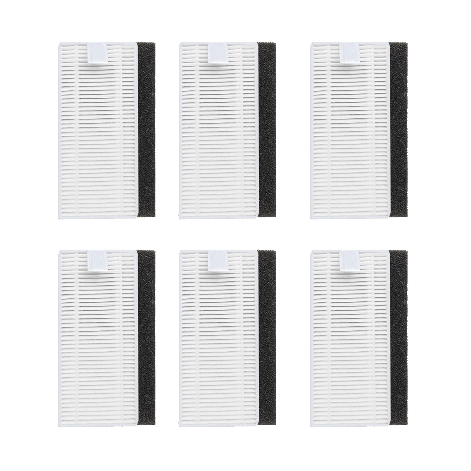 Description Picture 6 of item6Pcs Hepa Filter for Conga 1090 Robot Vacuum Cleaner Parts Accessories Replacement Filters Vacuum Parts