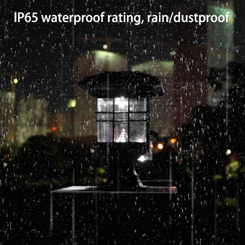 Description Picture 2 of itemSolar Post Column Lamp Waterproof Landscape Garden Solar Light LED Outdoor Post Deck Cap Column Fence Lamp