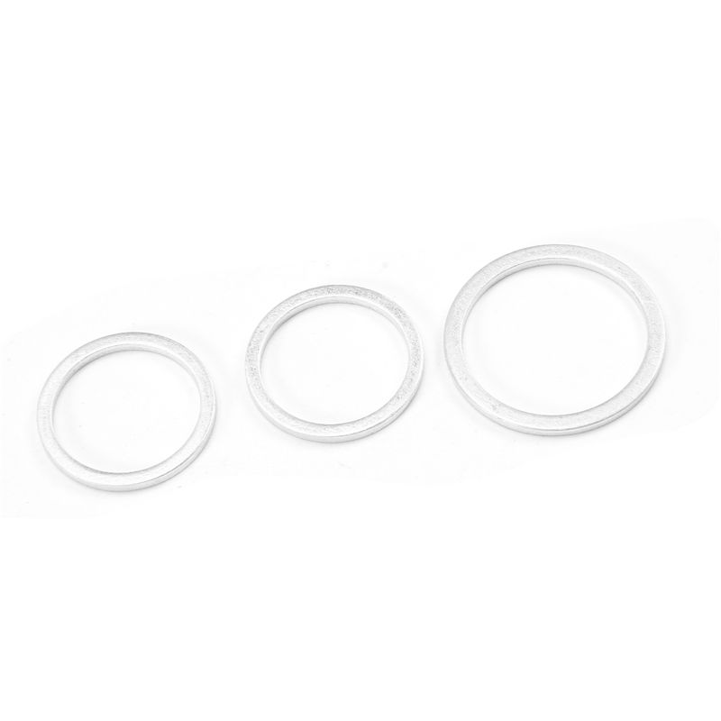 Description Picture 4 of item450Pcs Aluminum Gasket Aluminum Flat Washer Aluminum Sealing Ring Combination