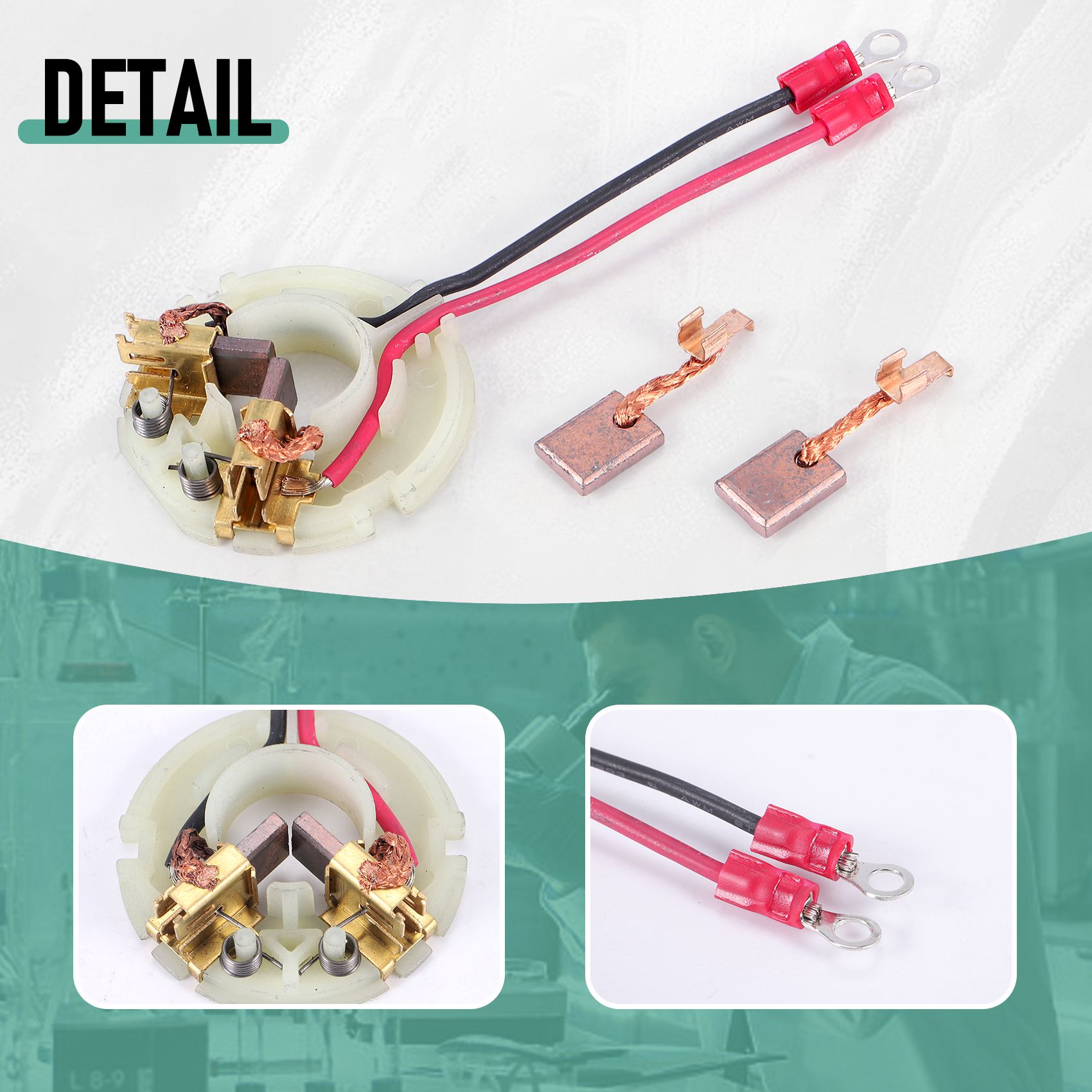 Porte-balais De Charbon Pour Outils électriques – Compatible 638991-1, DF458D, DHP448, BDF456, Etc.