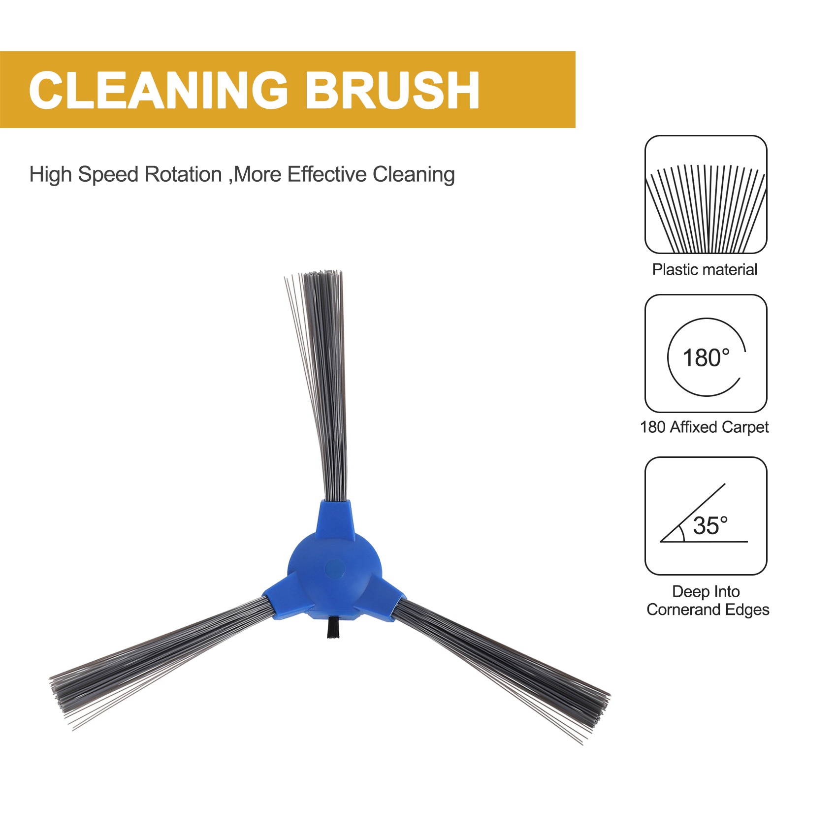 Description Picture 5 of itemHot Side Brush Replacement for Eufy RoboVac 11S 15T 30 30C 15C 12 25C 35C Robot Vacuum Parts Accessories