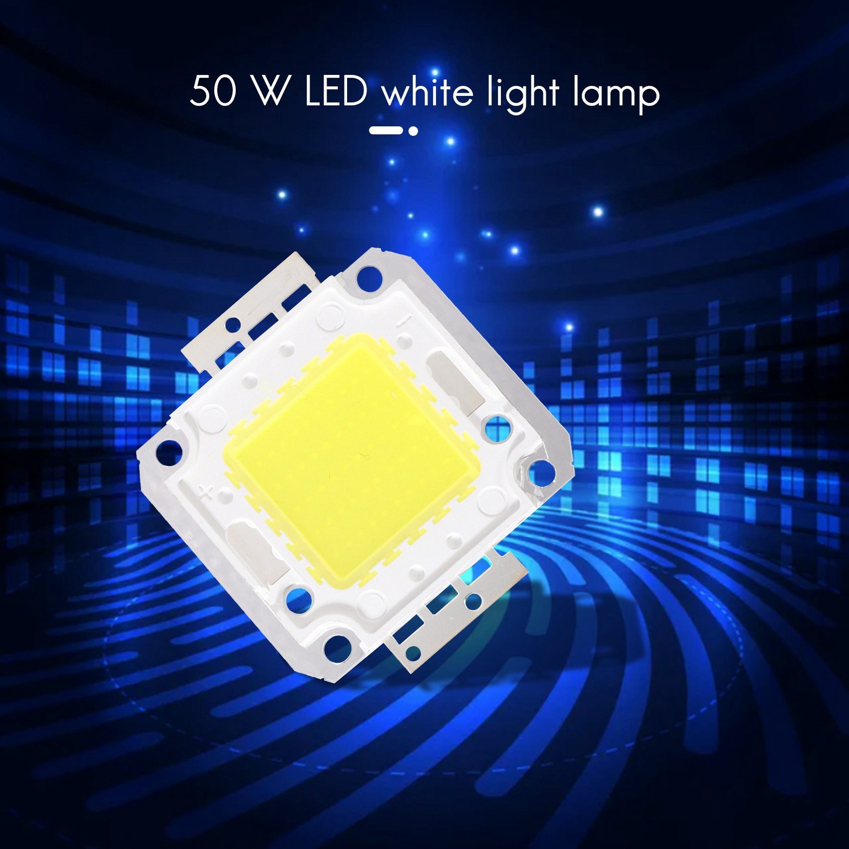 Description Picture 3 of itemHigh Power 50W LED chip bulb light lamp DIY White 3800LM 6500K