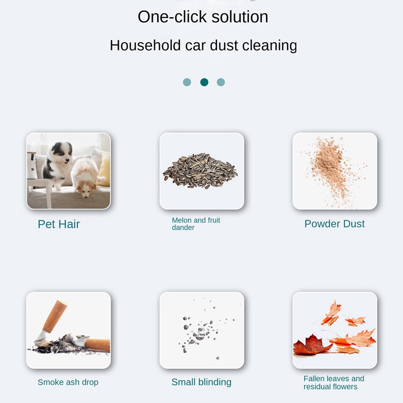 Description Picture 4 of itemCar Vacuum, 7000Pa/120W Handheld Vacuum Cleaner,Detachable Portable Mini Vacuum for Car with LED Flashlight Black