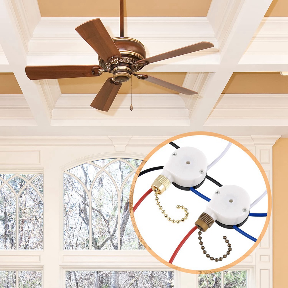 Description Picture 2 of itemCeiling Fan Switch Kit ZE-208S E89885 3 Speed 4 Wire Pull Chain, Ceiling Fan Parts, Switch Speed Control Switch
