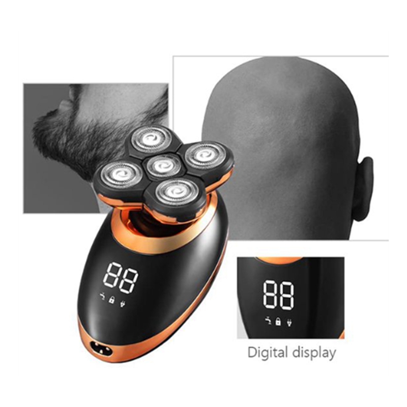 Description Picture 4 of itemWet Dry Electric Shaver for Men Beard Hair Trimmer Razor Rechargeable Bald Shaving Machine LCD Display Grooming Kit