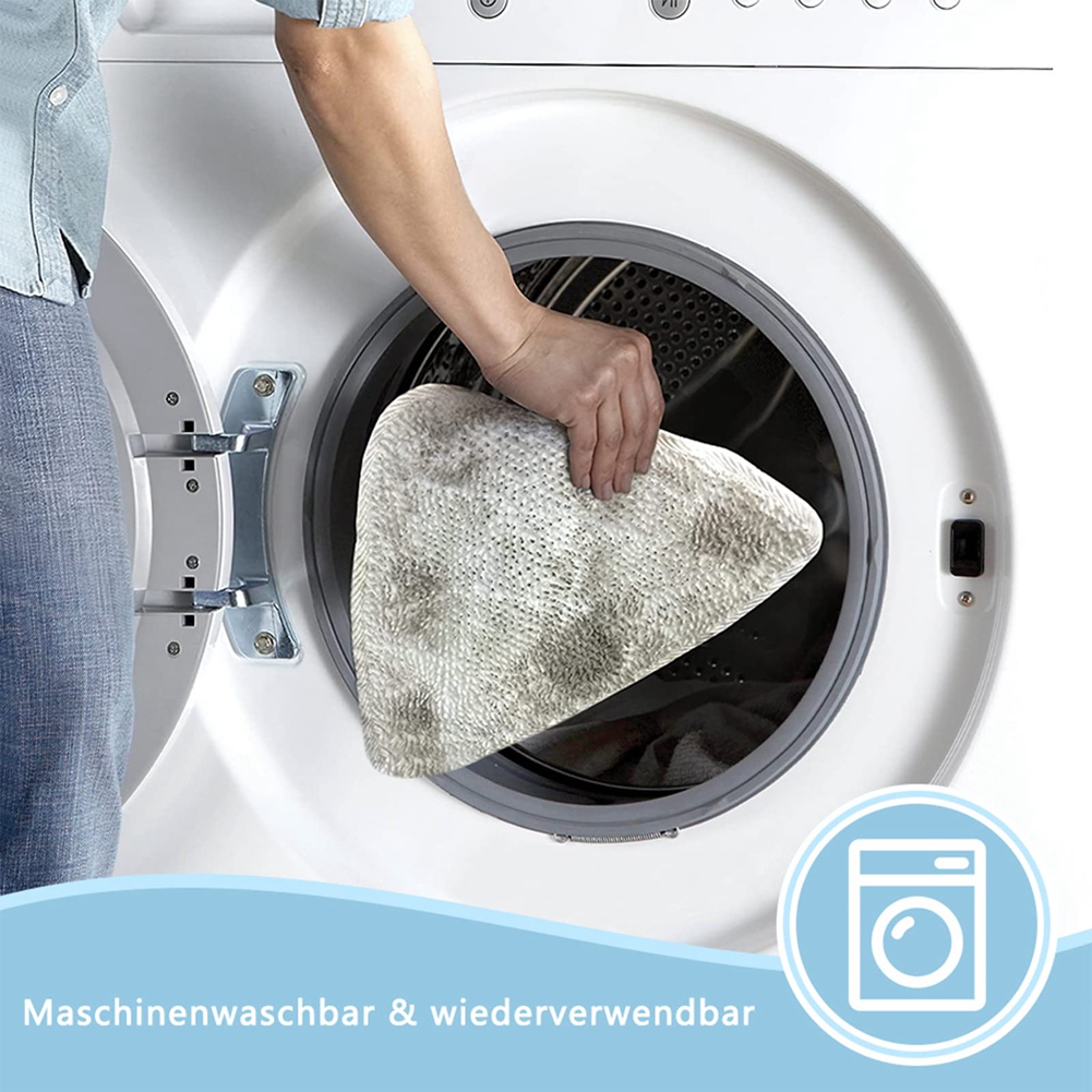 Description Picture 3 of itemReplacement Parts Washable Mop Pad Compatible for Vileda Steam Mop Cleaner Accessories Washable Mop Cloth Pad