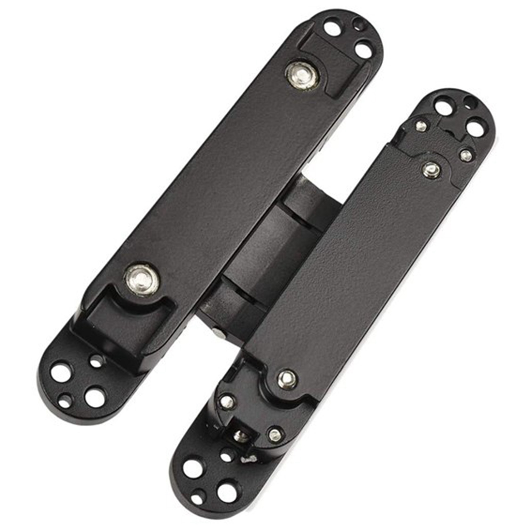 Description Picture 5 of item2PCS 7Inch Concealed Door Hinges 180 Degree Swing Hinges 3 Way Adjustable Butt Hinges