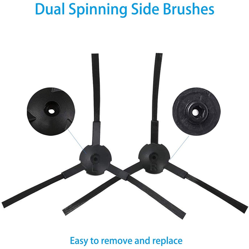 Description Picture 5 of itemFilter Side Brushes Replacement Parts Set for ILIFE V3 V3S V5 V5S V5S Pro Vacuum Cleaner Robot Accessories