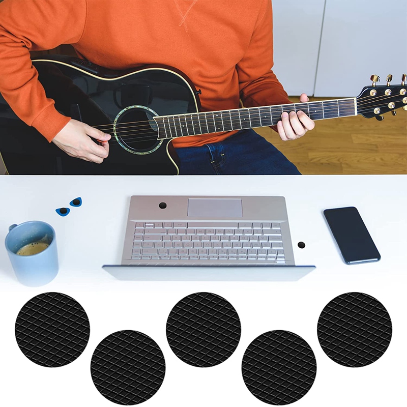 Description Picture 4 of item30 Pack Guitar Picks Non-Slip Grips Self Adhesive Guitar Picks Grips for Guitar Bass Ukulele Mandolin Banjo(Only Grips)