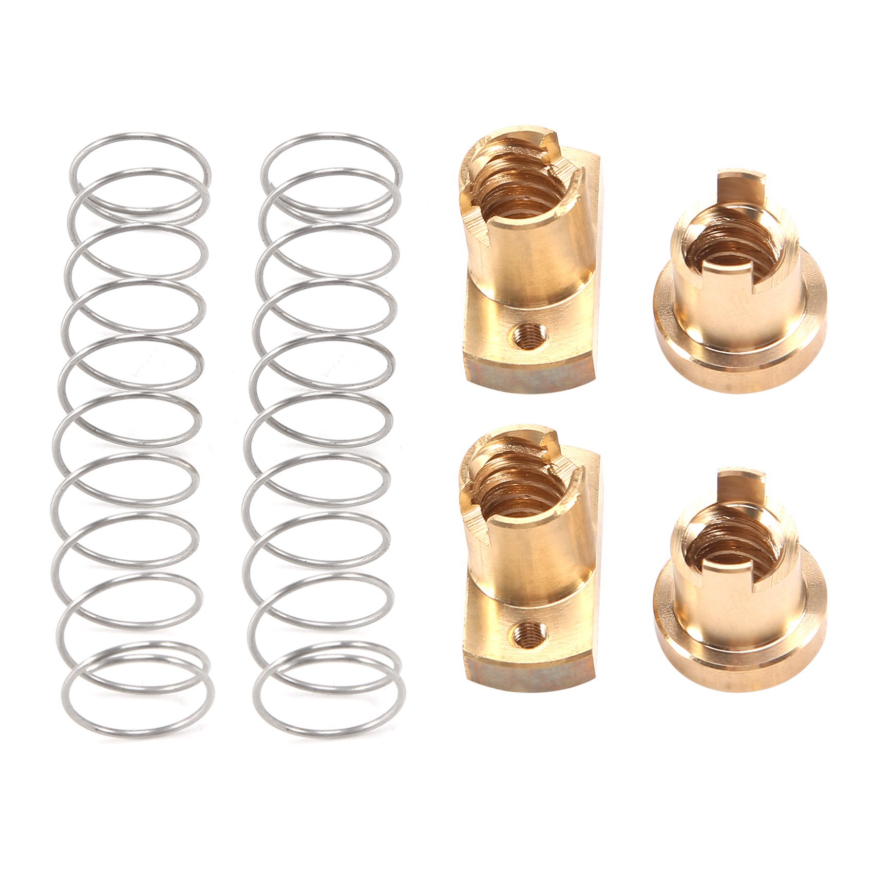 Description Picture 2 of item2 Sets CR10 Z Axis T8 Anti Backlash Spring Loaded Nut Elimination Space Brass Nuts for Upgrade Ender 3S Ender 3 Pro
