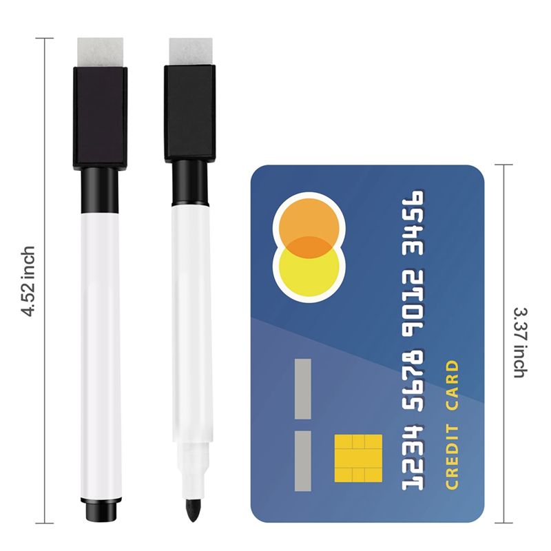 Markers close-up showing tip and eraser