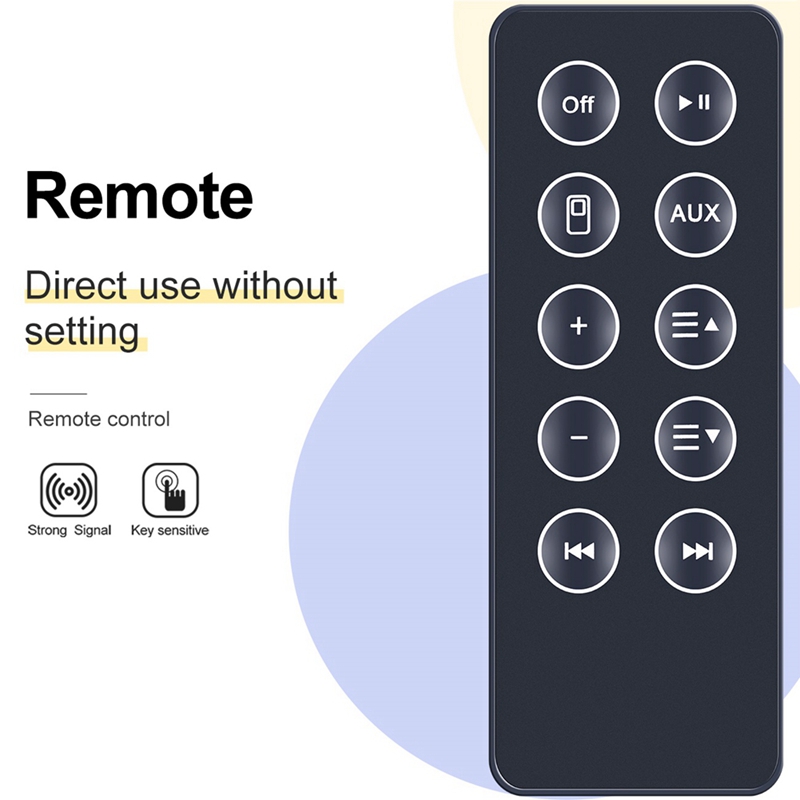 Télécommande De Remplacement Pour Bose Solo 5 / 15 II - Système Musique Bluetooth - Neuve