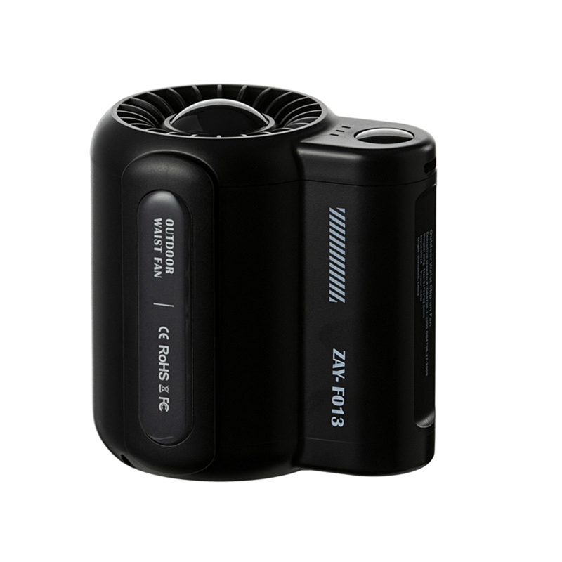 Description Picture 6 of itemUSB Portable Personal Hanging Waist Fan 4500MAh Recharge Wearable Electric Fan Outdoor Sports Air Conditioner Fan-B