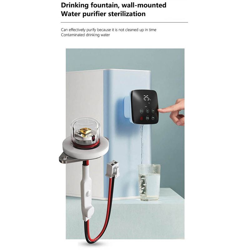 Description Picture 4 of itemDC12-24V UVC 270-280NM Ultraviolet Water Purifier Sterilization Pet Water Dispenser Humidifier LED Disinfection Module