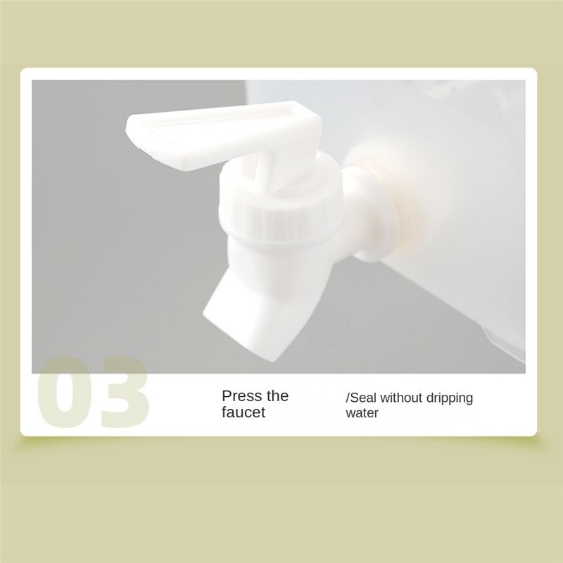 Description Picture 2 of item5L Cold Water Kettle with Faucet Refrigerator Cool Water Bucket Lemonade Bottle Beverage Water Dispenser Drinkware