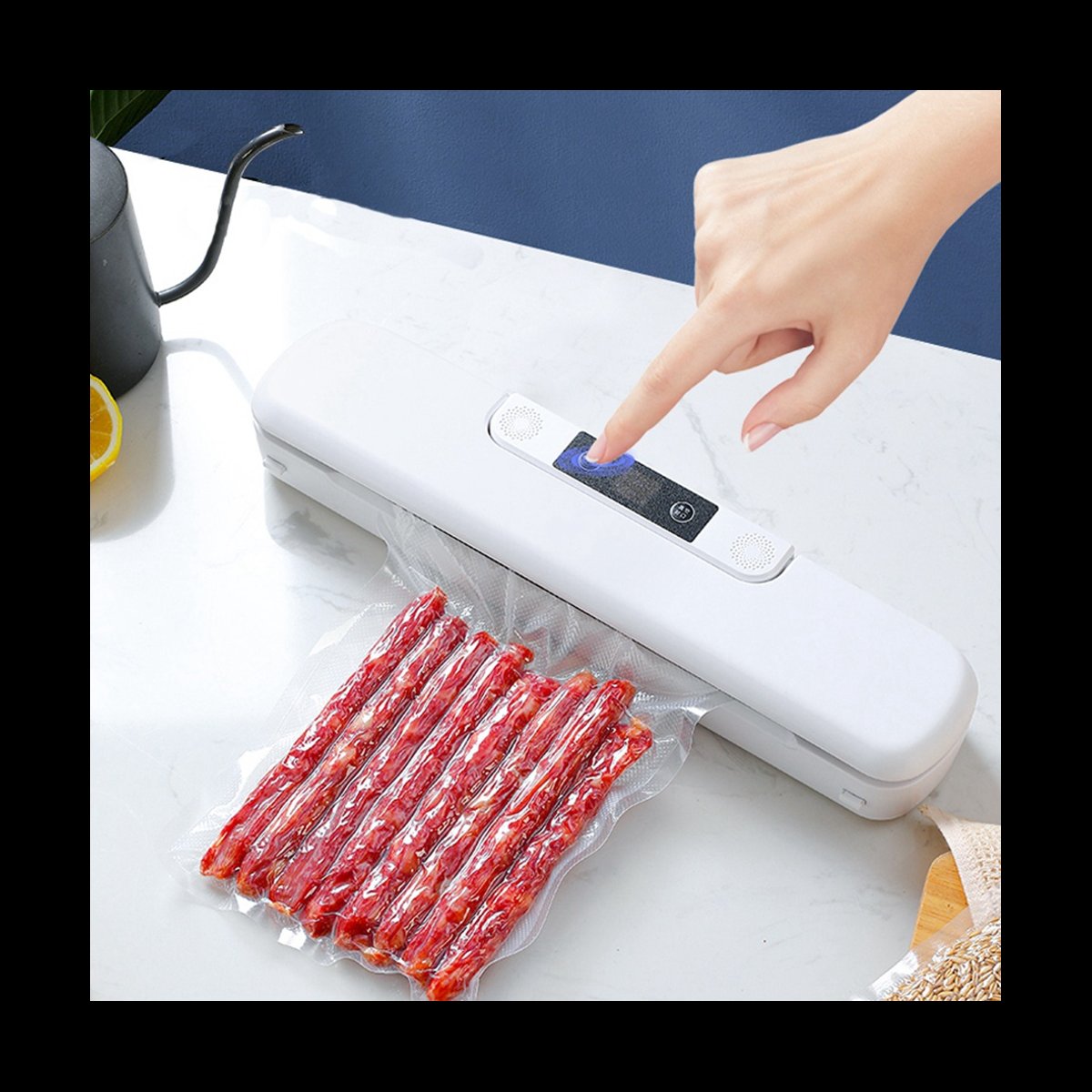 Description Picture 4 of itemFood Saver Vacuum Sealer Machine Automatic Household Vacuum Sealers Packaging Machine with 10Pcs Bags for Food US Plug