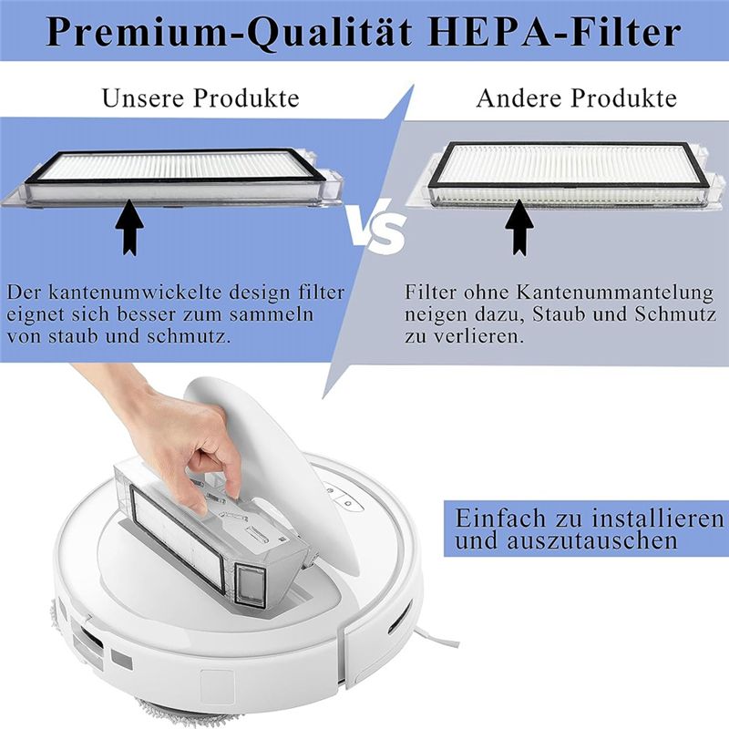 Description Picture 3 of itemFor Roborock Q Revo Accessories, for Roborock P10 Robot Vacuum Cleaner Spare Parts Accessories Kit Main Brush Dust Bag