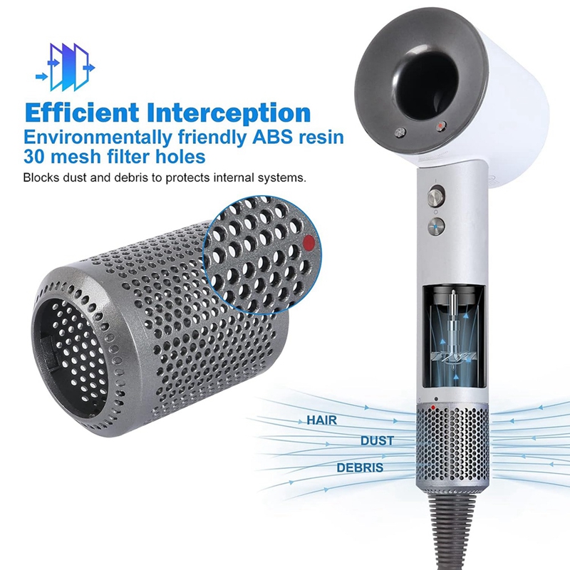 Description Picture 4 of itemOuter Filter Cover for Dyson HD01 HD03 HD08 Hair Dryer Dustproof Strainer Filter Net Part Cleaner Accessories C