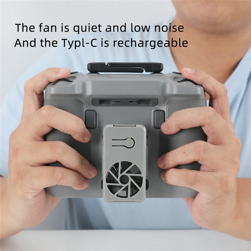 Description Picture 4 of itemDrone RC Cooling Fan for DJI Mini 3 Pro/ DJI Air 3 RC 2/N1/N2 Remote Control Radiator Heat for DJI Mini 2/Mavic Air 2(B)