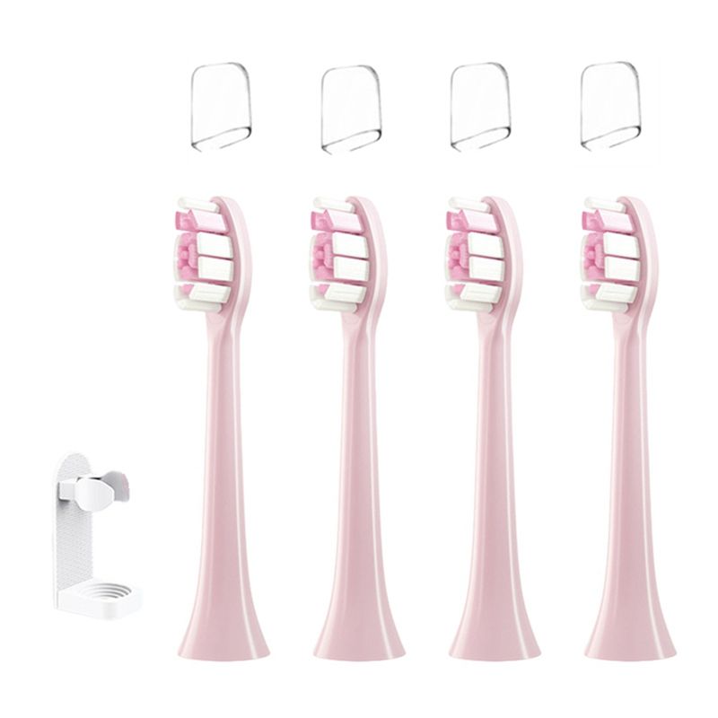 Description Picture 6 of item4 Replacement Brush Heads for HX6064 HX6930 HX6730 Electric Toothbrush Vacuum Pink Diamond Bright