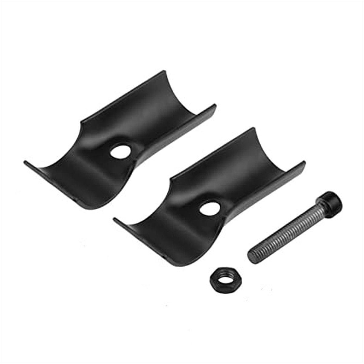 Description Picture 3 of itemT Pipe Clamp Connector Chain Link Fence Clamp, Stainless Steel 201 Black Tee End Rails Clamps, Thickness 1.7mm,10Pcs