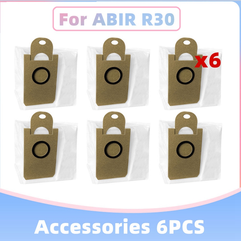 Description Picture 6 of item6PCS Dust Bag for ABIR R30 Robot Vacuum Cleaner Replacement Spare Parts Dust Garbage Bags