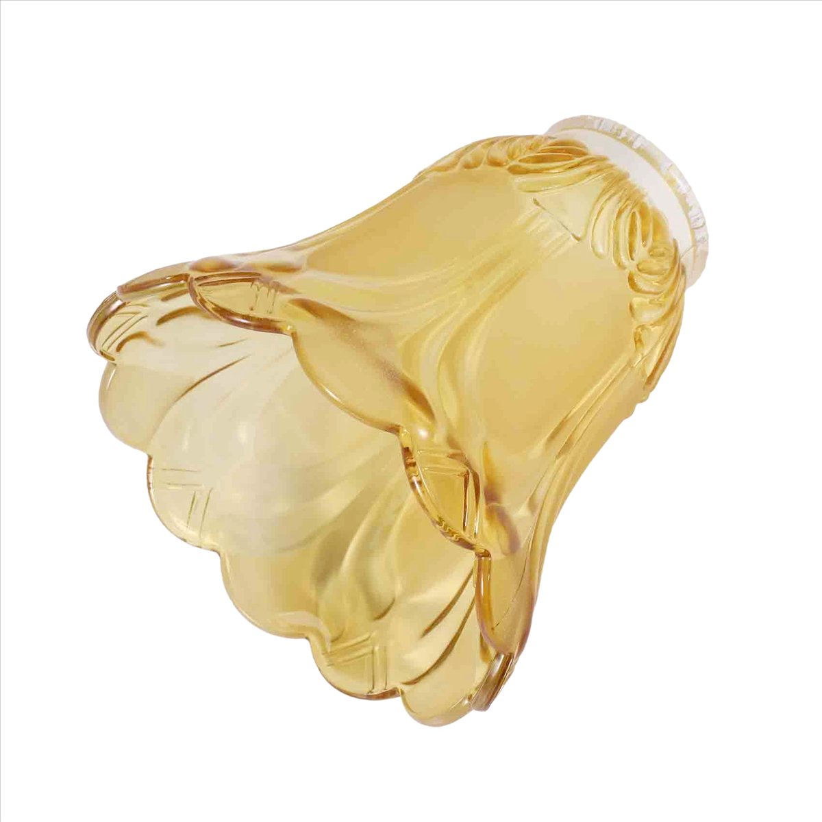 Description Picture 3 of itemCeiling Fan Chandelier Frosted and Clear Glass Light Lamp Shade Replacement