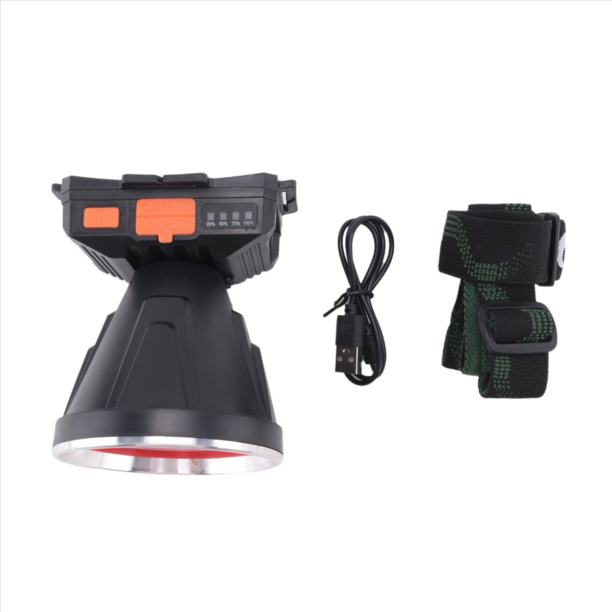 Description Picture 5 of itemHigh Power LED Head Light Lamp Super Bright Adult USB Headlight Spotlight Waterproof Outdoor Light Flashlight Portable
