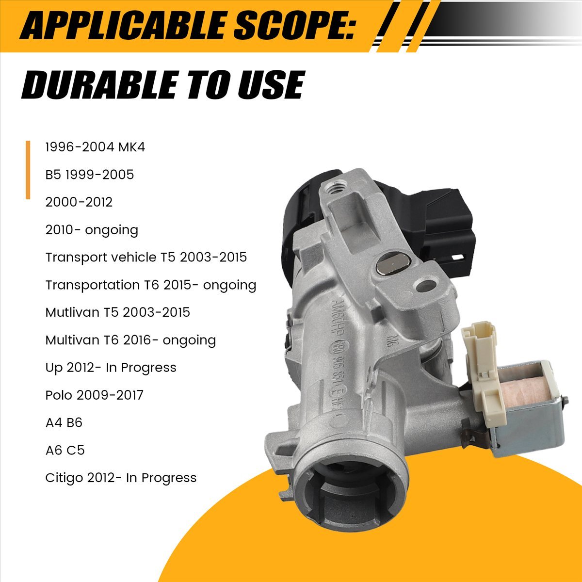 Description Picture 2 of itemCar Ignition Starter Switch & Ignition Base Housing for VW Polo Mutlivan Skoda Seat 6R0905851 6R0905865