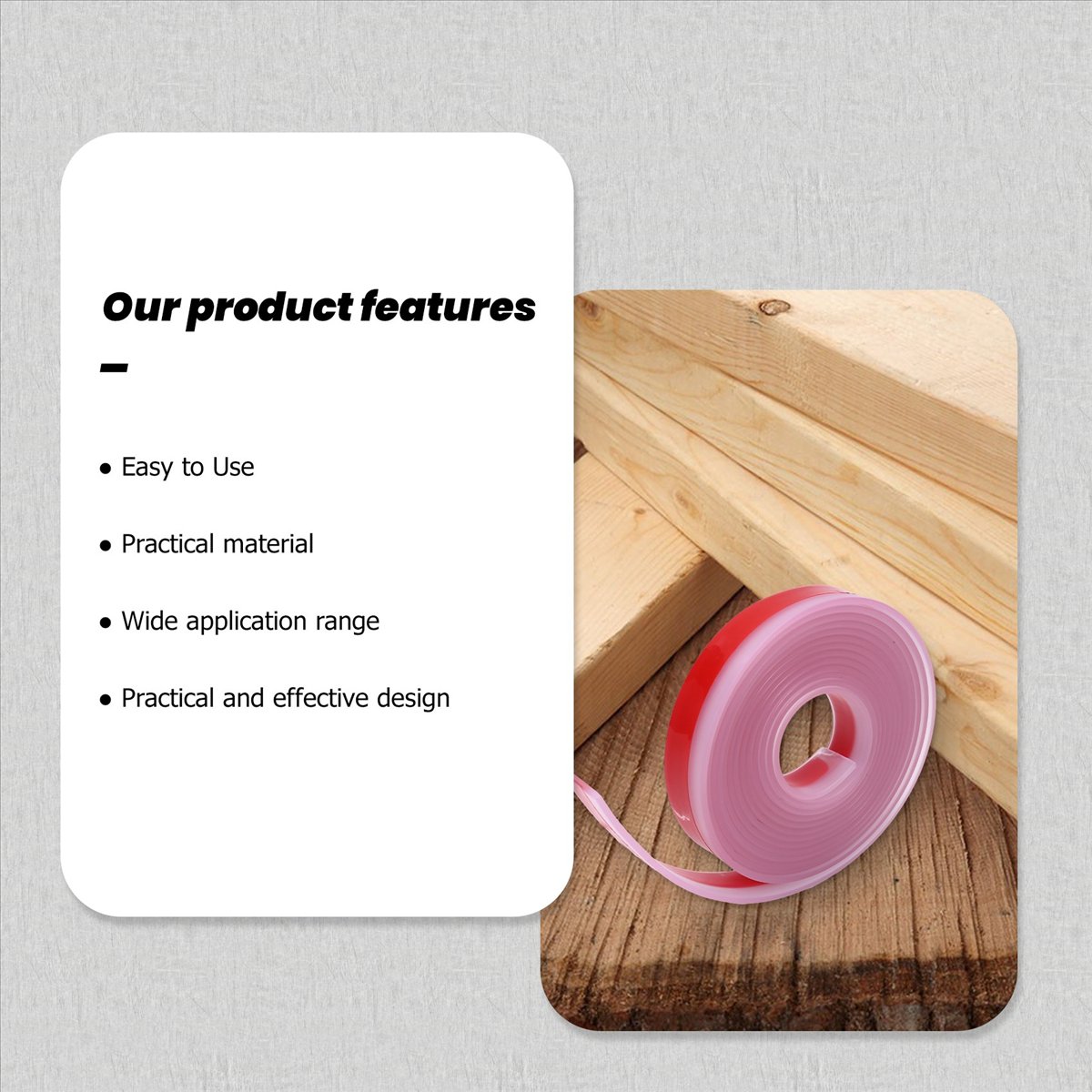 Description Picture 3 of item300cm Guide Splinter Guard Replacement Strip for Track Saw Guide Rail Splinter Guard Power Tool Accessories