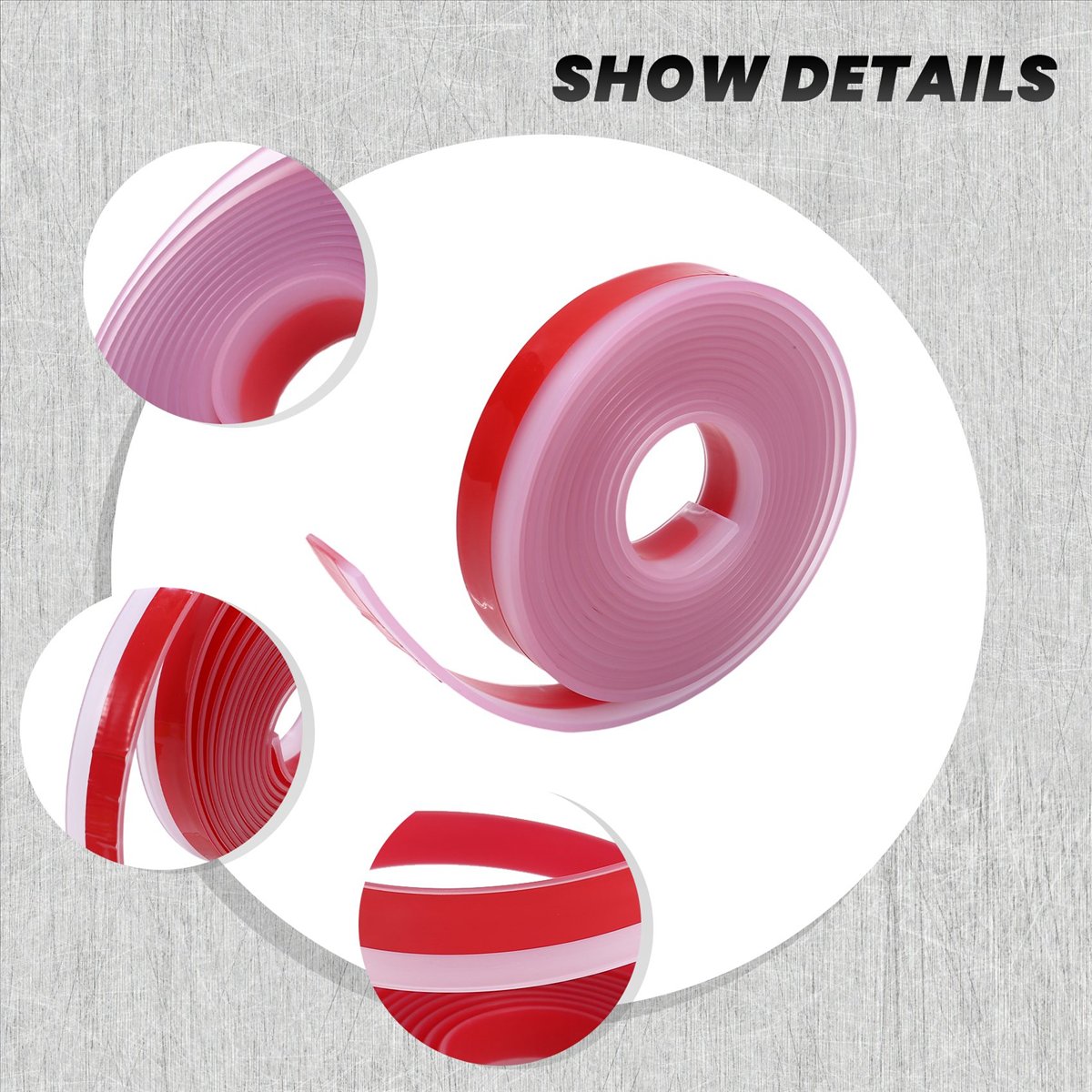 Description Picture 4 of item300cm Guide Splinter Guard Replacement Strip for Track Saw Guide Rail Splinter Guard Power Tool Accessories